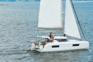 underway, Lagoon 38, catamaran for sale