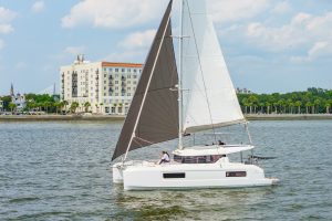 underway, Lagoon 38, catamaran for sale