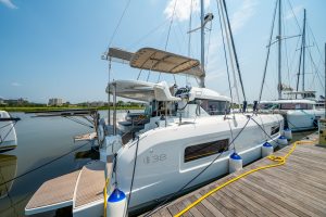exterior, Lagoon 38, catamaran for sale