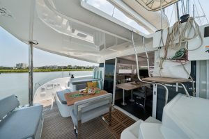 cockpit, Lagoon 38, catamaran for sale