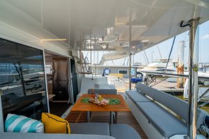 cockpit, Lagoon 38, catamaran for sale