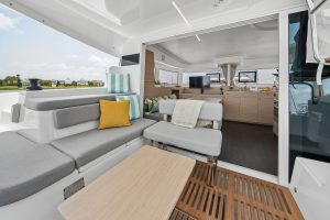cockpit, Lagoon 38, catamaran for sale