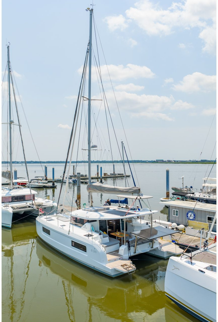 exterior, Lagoon 38, catamaran for sale
