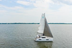 underway, Lagoon 38, catamaran for sale