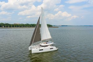 underway, Lagoon 38, catamaran for sale