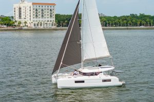 underway, Lagoon 38, catamaran for sale