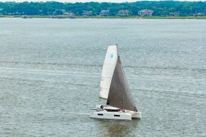 underway, Lagoon 38, catamaran for sale