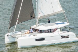 underway, Lagoon 38, catamaran for sale