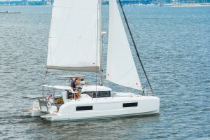 underway, Lagoon 38, catamaran for sale