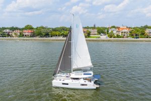 underway, Lagoon 38, catamaran for sale