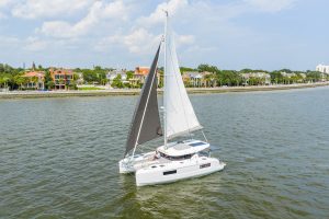 underway, Lagoon 38, catamaran for sale