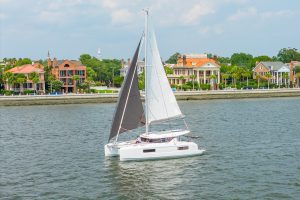 underway, Lagoon 38, catamaran for sale