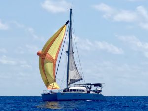 underway, Lagoon 380, catamaran for sale