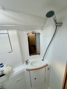 bath, Lagoon 380, catamaran for sale