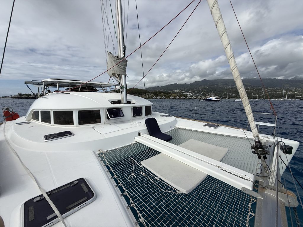 Cockpit and hard top area of the 2014 Lagoon 380 S2