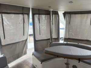 cockpit, Xquisite X5, catamaran for sale