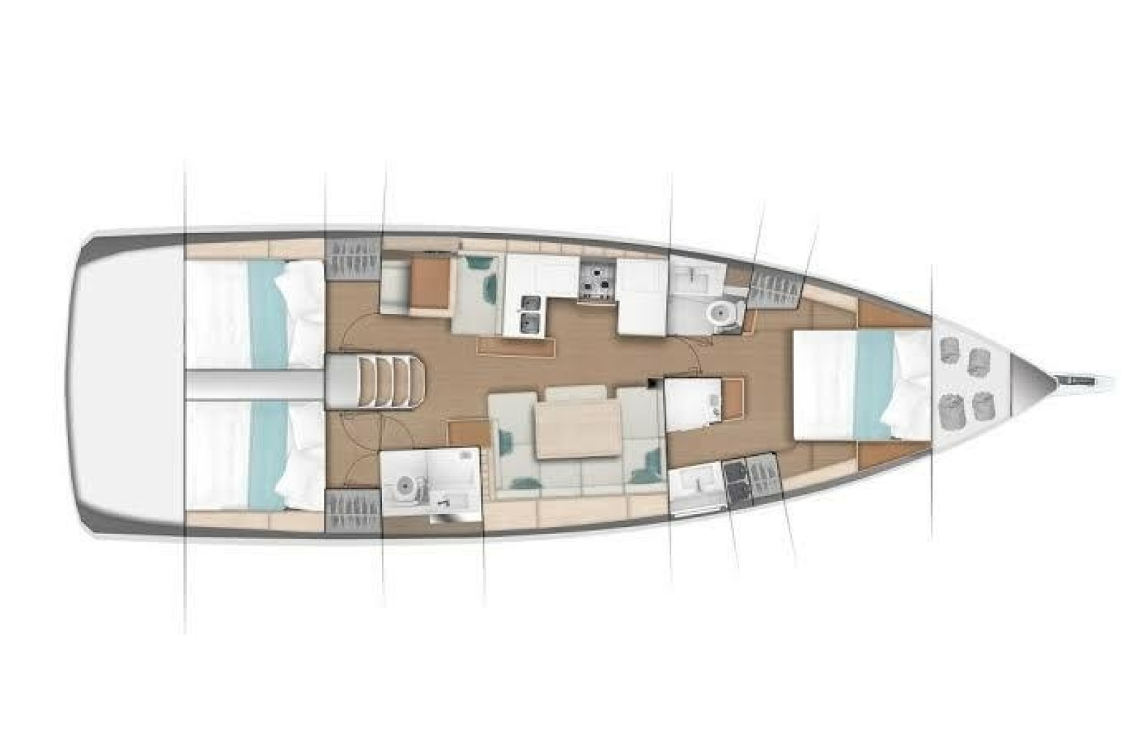 diagram, Jeanneau 490, sailboat for sale