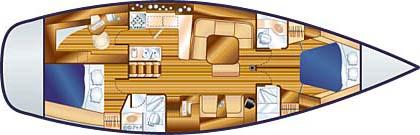 diagram, Hunter, sailboat for sale