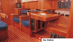 navigation station, Hunter, sailboat for sale