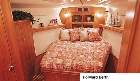 bed, Hunter, sailboat for sale