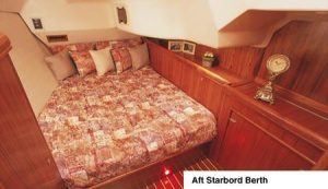 bed, Hunter, sailboat for sale