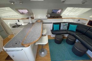 salon, Voyage 440, catamaran for sale