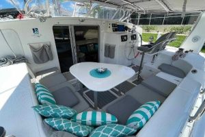 cockpit, Voyage 440, catamaran for sale