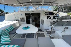 cockpit, Voyage 440, catamaran for sale