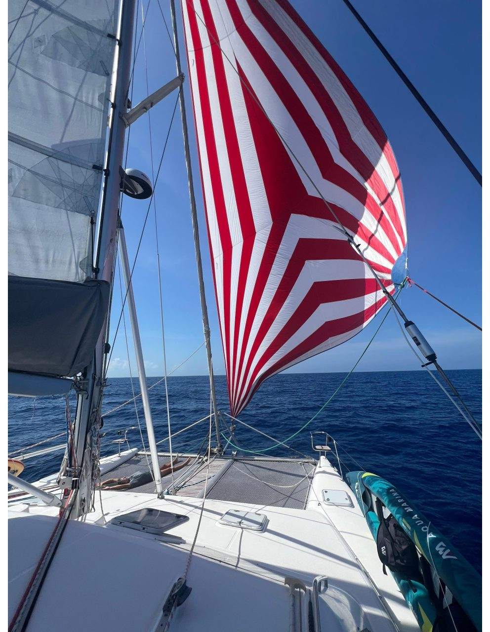 deck, Voyage 440, catamaran for sale