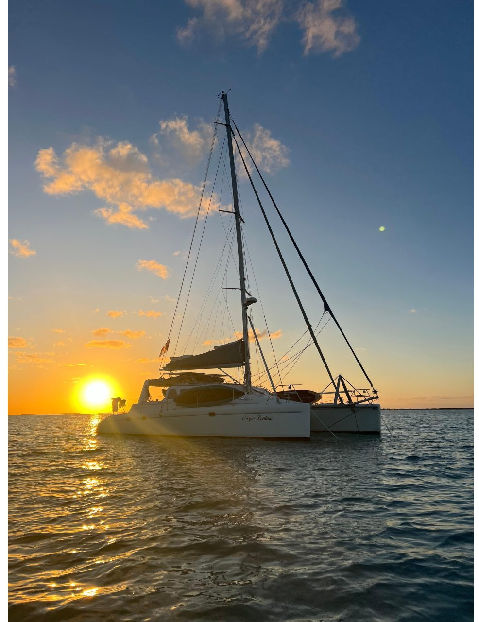 underway, Voyage 440, catamaran for sale