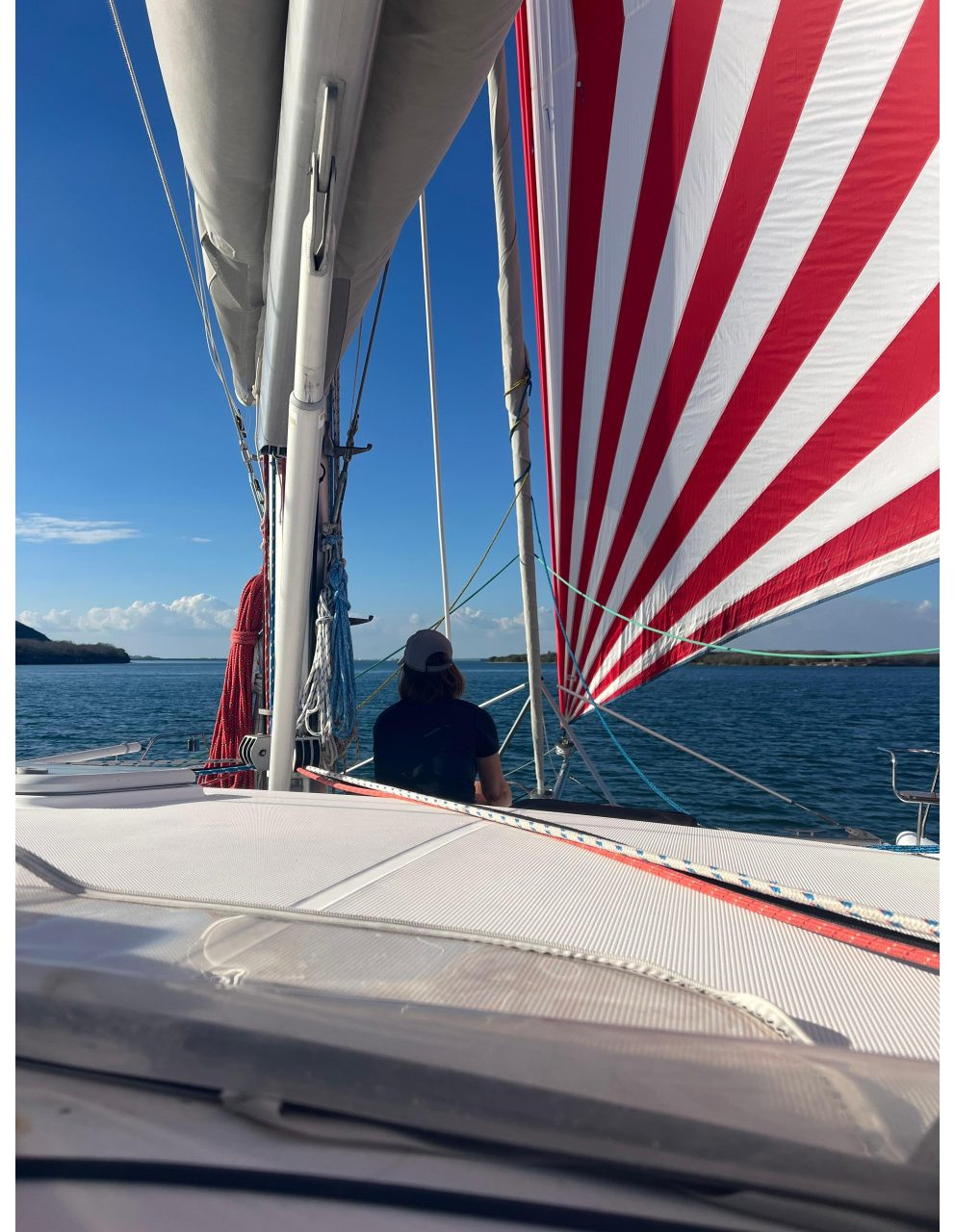 deck, Voyage 440, catamaran for sale