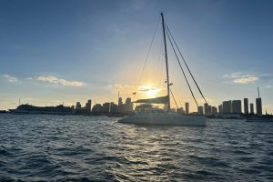exterior, Voyage 440, catamaran for sale