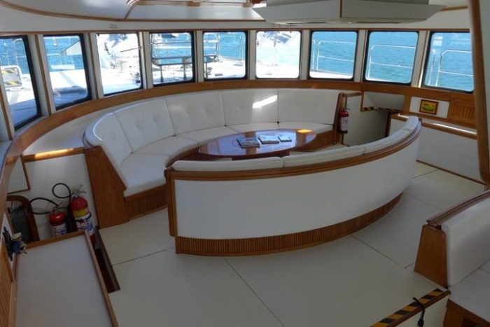 salon, Custom, power catamaran for sale