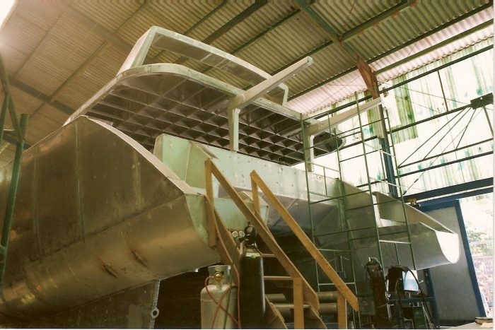 boatyard, Custom, power catamaran for sale