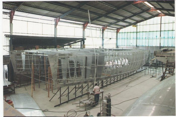 boatyard, Custom, power catamaran for sale