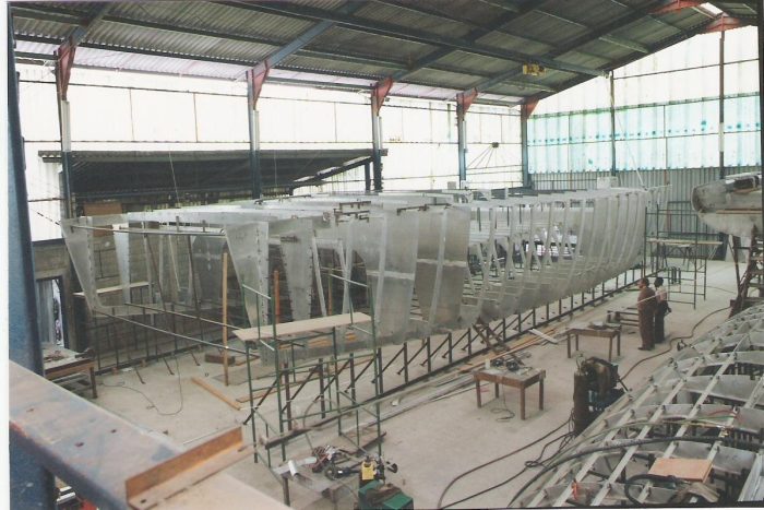 boatyard, Custom, power catamaran for sale