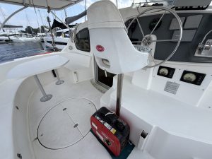 cockpit, FP 43 Belize, catamaran for sale
