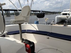 cockpit, FP 43 Belize, catamaran for sale