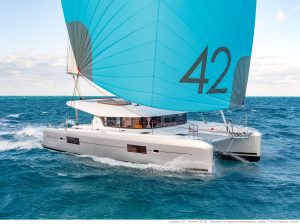 underway, Lagoon 42, catamaran for sale