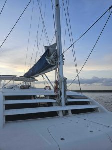 deck, Leopard 46, catamaran for sale