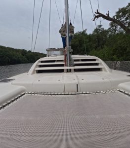 deck, Leopard 46, catamaran for sale