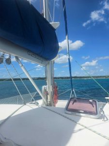 deck, Leopard 46, catamaran for sale