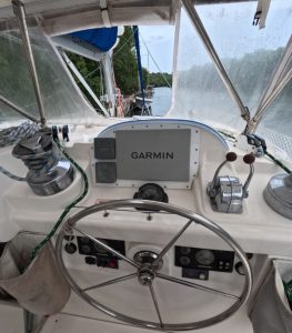 helm, Leopard 46, catamaran for sale