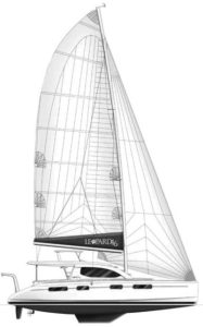 diagram, Leopard 46, catamaran for sale