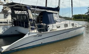 exterior, PDQ 36, catamaran for sale