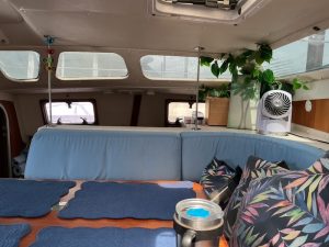 salon, PDQ 36, catamaran for sale