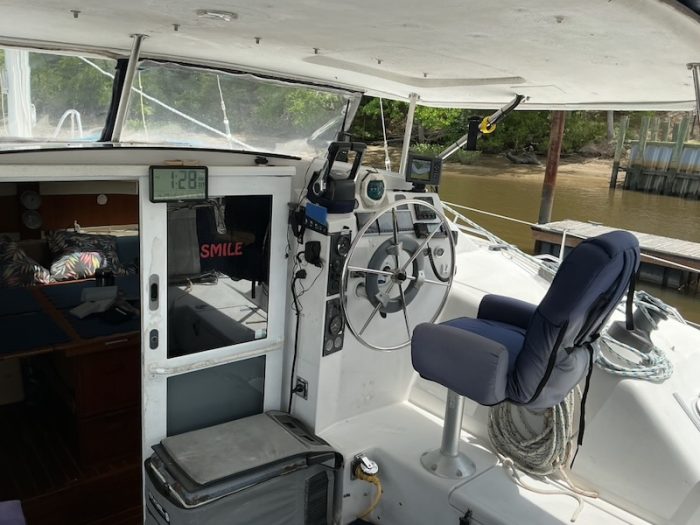 helm, PDQ 36, catamaran for sale