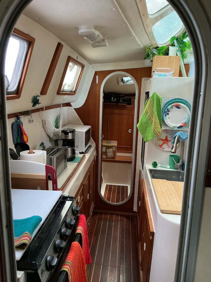 interior, PDQ 36, catamaran for sale