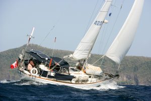underway, Tartan 42, sailboat for sale
