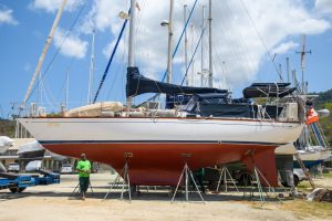 boatyard, Tartan 42, sailboat for sale